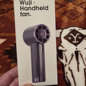 Purple Handheld Fan
